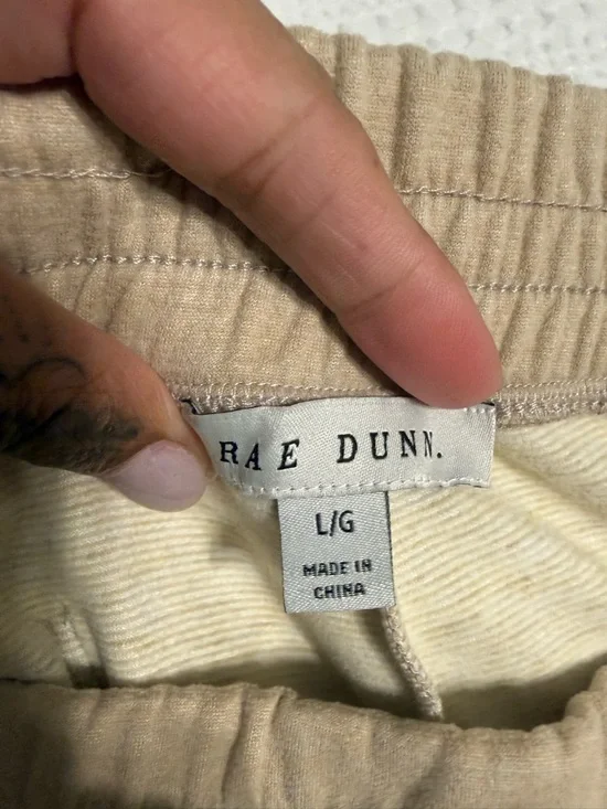 Rae Dunn But First, Coffee Beige Lounge Set - Picture 2 of 15